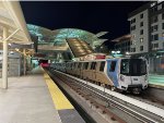 BART Train at Millbrae Station 